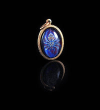Load image into Gallery viewer, The Spider -- Brass Pendant with Original Artwork | Hibernacula