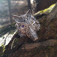 Load image into Gallery viewer, Wolf Prince -- Pendant In Bronze or Silver | Hibernacula