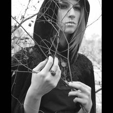 Load image into Gallery viewer, Hedge Rose -- Wrap Ring in Bronze or Silver | Hibernacula