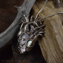 Load image into Gallery viewer, The Sacred Heart -- Mother of Pearl Anatomical Pendant | Hibernacula
