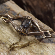 Load image into Gallery viewer, The Phantom Eye -- Herkimer Diamond in Bronze or Silver | Hibernacula