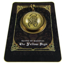 Загрузить изображение в средство просмотра галереи, The Yellow Sign -- Glyph of Madness Pendant | Hibernacula