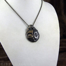 Загрузить изображение в средство просмотра галереи, Dark Side of the Moon -- Twin Pendant in Bronze or Silver | Hibernacula