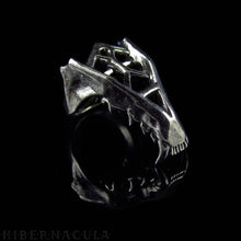 Load image into Gallery viewer, Hunter -- Jawbone Ring in Bronze or Silver | Hibernacula