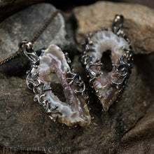 Загрузить изображение в средство просмотра галереи, Worlds Within Worlds -- In Bronze with Agate, Carnelian, Druzy Quartz Crystal | Hibernacula