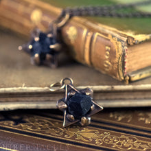 Load image into Gallery viewer, Hex Star -- Black Tourmaline in Bronze or Silver | Hibernacula