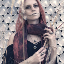 Load image into Gallery viewer, Hex Star -- Black Tourmaline in Bronze or Silver | Hibernacula