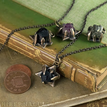 Load image into Gallery viewer, Hex Star -- Black Tourmaline in Bronze or Silver | Hibernacula