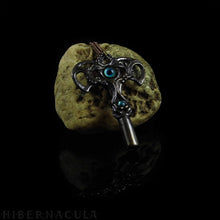 Загрузить изображение в средство просмотра галереи, Eldritch Clock Key  -- Bronze or Silver Pendant | Hibernacula