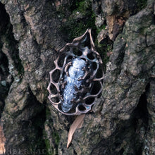 Load image into Gallery viewer, Orthoceras Fossil Reliquary -- In Bronze or Silver | Hibernacula