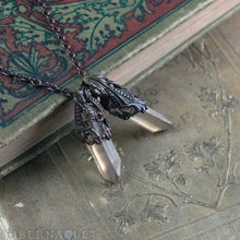 Load image into Gallery viewer, Moon Quartz -- Crystal & Filigree Pendant | Hibernacula