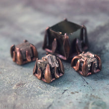 Load image into Gallery viewer, Pyrite Cube -- Cubic Crystal set in Bronze or Silver | Hibernacula