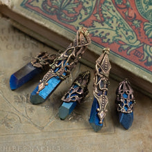 Load image into Gallery viewer, Celestial Quartz -- Crystal & Filigree Pendant | Hibernacula