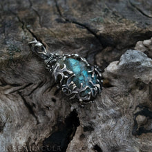 Загрузить изображение в средство просмотра галереи, Wild Blue -- Raw Druzy Labradorite & Silver Pendant | Hibernacula