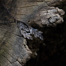 Load image into Gallery viewer, Oak Leaf -- Pendant in Bronze or Silver | Hibernacula