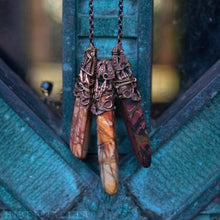 Load image into Gallery viewer, Jasper Wand -- Picture Jasper & Filigree Pendant | Hibernacula