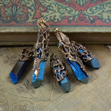 Load image into Gallery viewer, Celestial Quartz -- Crystal & Filigree Pendant | Hibernacula
