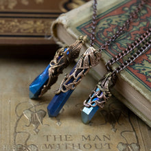 Load image into Gallery viewer, Celestial Quartz -- Crystal & Filigree Pendant | Hibernacula