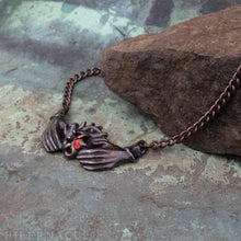 Load image into Gallery viewer, Claddagh Necklace -- Traditional Celtic Friendship Talisman in Bronze or Silver | Hibernacula