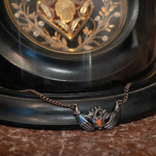 Load image into Gallery viewer, Claddagh Necklace -- Traditional Celtic Friendship Talisman in Bronze or Silver | Hibernacula