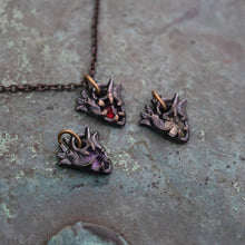 Load image into Gallery viewer, Micro-Miniature Anatomical Heart -- Gemstone Charm in Bronze or Silver | Hibernacula
