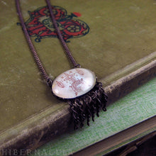 Load image into Gallery viewer, Baron Samedi -- Loa Patron of Death -- Voodoo Veve Necklace | Hibernacula