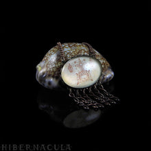 Load image into Gallery viewer, Baron Samedi -- Loa Patron of Death -- Voodoo Veve Necklace | Hibernacula