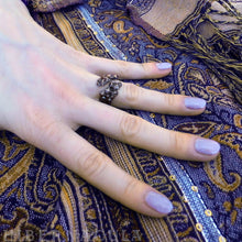 Load image into Gallery viewer, Octohedron -- Wrap Ring In Bronze or Silver | Hibernacula