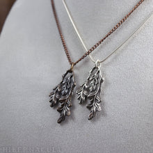 Load image into Gallery viewer, Oak Leaf -- Pendant in Bronze or Silver | Hibernacula