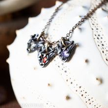 Load image into Gallery viewer, Micro-Miniature Anatomical Heart -- Gemstone Charm in Bronze or Silver | Hibernacula