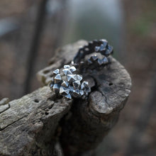 Load image into Gallery viewer, Octohedron -- Wrap Ring In Bronze or Silver | Hibernacula