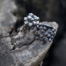 Load image into Gallery viewer, Octohedron -- Wrap Ring In Bronze or Silver | Hibernacula