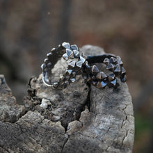 Load image into Gallery viewer, Octohedron -- Wrap Ring In Bronze or Silver | Hibernacula