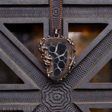 Загрузить изображение в средство просмотра галереи, Septarian Egg -- Septarian Nodule Amulet in Bronze | Hibernacula