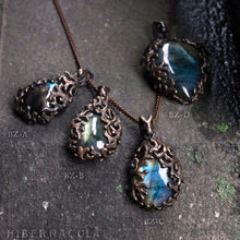 Load image into Gallery viewer, Night in the Forest -- Labradorite in Bronze or Silver | Hibernacula