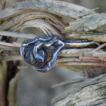 Load image into Gallery viewer, Witch's Talon -- Garnet with Bronze or Silver Talon | Hibernacula