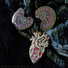 Load image into Gallery viewer, Rainbow Sacred Spiral Pin | Hibernacula