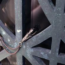 Load image into Gallery viewer, Blackfell Pendulum -- Jet Pendant in Bronze or Silver | Hibernacula