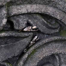 Load image into Gallery viewer, Blackfell Pendulum -- Jet Pendant in Bronze or Silver | Hibernacula
