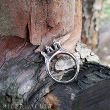 Load image into Gallery viewer, Scavenger -- Tooth Ring in Bronze or Silver | Hibernacula