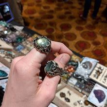 Load image into Gallery viewer, Enchanted Forest -- Labradorite Wrap Ring in Bronze or Silver | Hibernacula
