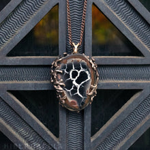 Загрузить изображение в средство просмотра галереи, Septarian Egg -- Septarian Nodule Amulet in Bronze | Hibernacula