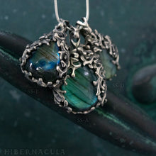 Load image into Gallery viewer, Night in the Forest -- Labradorite in Bronze or Silver | Hibernacula