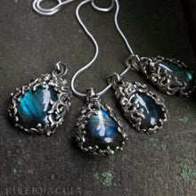 Load image into Gallery viewer, Night in the Forest -- Labradorite in Bronze or Silver | Hibernacula