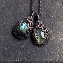 Load image into Gallery viewer, Night in the Forest -- Labradorite in Bronze or Silver | Hibernacula