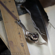 Load image into Gallery viewer, Witch's Talon -- Garnet with Bronze or Silver Talon | Hibernacula