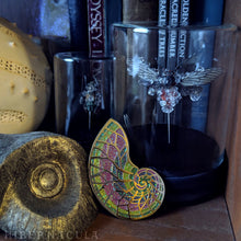 Load image into Gallery viewer, Rainbow Sacred Spiral Pin | Hibernacula