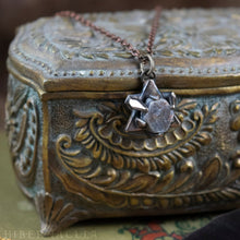 Load image into Gallery viewer, Fortress Amulet  -- Corundum Ruby / Sapphire in Bronze or Silver | Hibernacula
