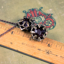 Load image into Gallery viewer, Unbound  -- Garnet Dodecahedron Caged in Bronze | Hibernacula