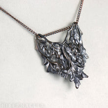 Load image into Gallery viewer, Oak Bough -- Pendant in Bronze or Silver | Hibernacula